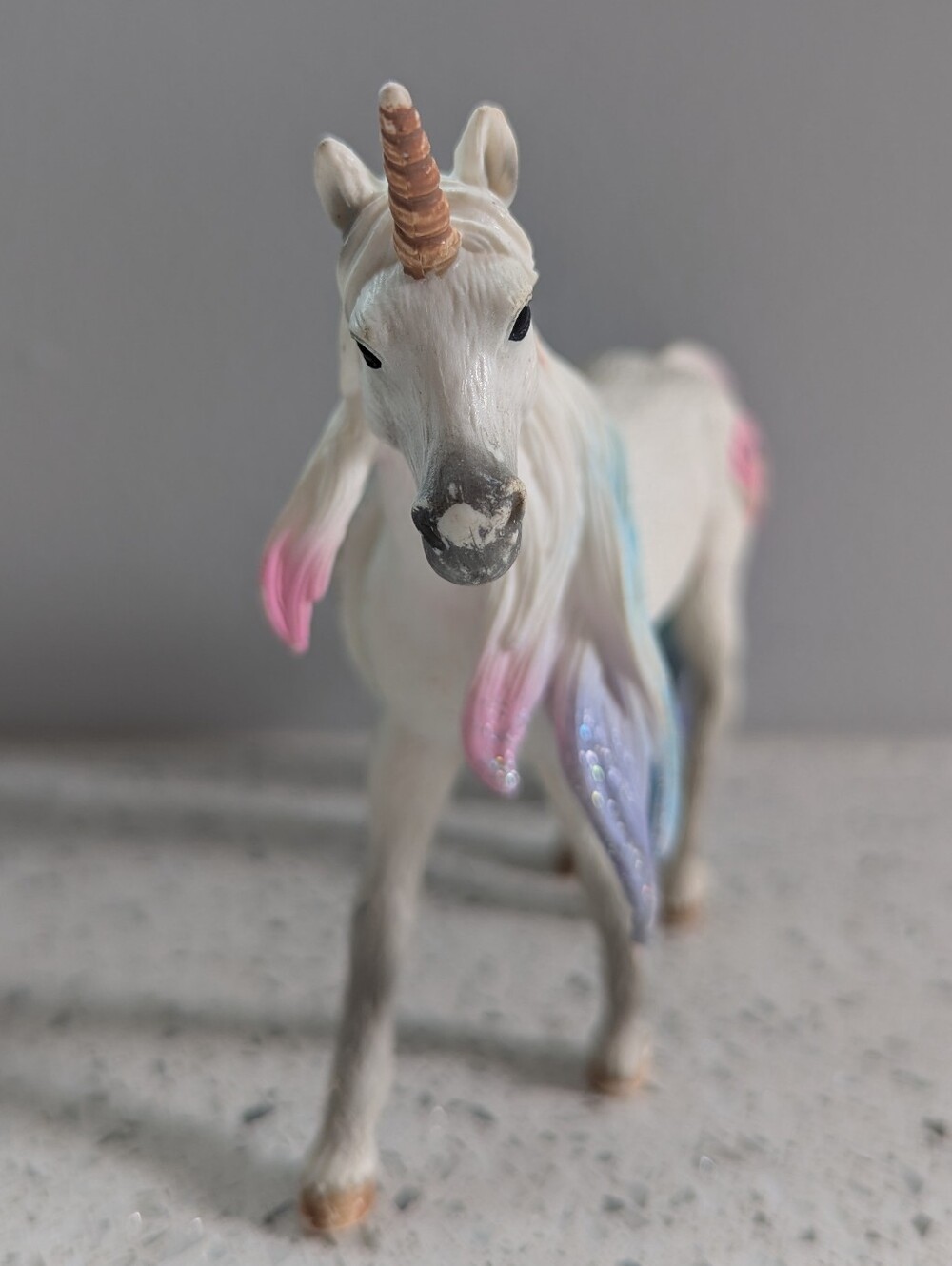Schleich Retired 2017 Seashell Unicorn Figurine Fantasy Magic Collectible Toy